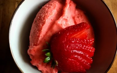 Memories of France & a strawberry ice cream recipe