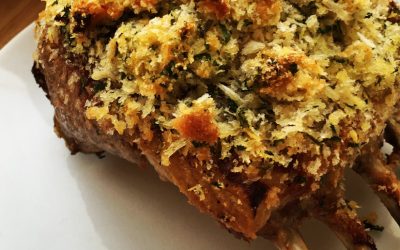 A Father’s Day post: Rack of Lamb and Three Cheese Potato Gratin – a meal fit for a king!
