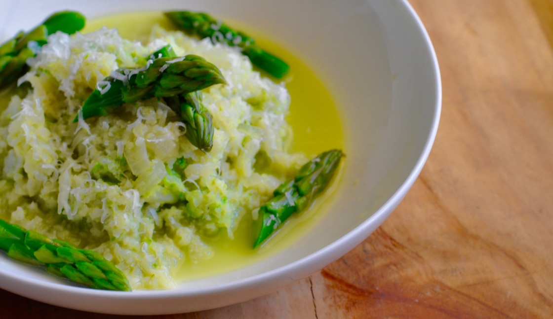cauliflower risotto - lidijas kitchen