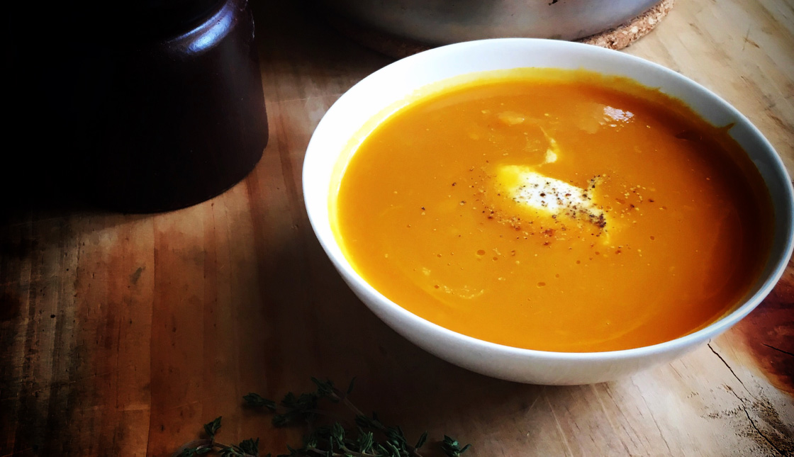 pumpkin soup, lidijas kitchen