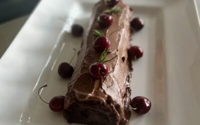Chocolate Cherry Bûche de Noël