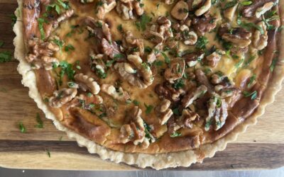 Blue Cheese and Walnut Tart