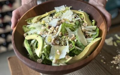Apple Avocado Salad with Hazelnut and Pistachio